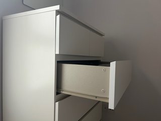 Cómoda IKEA MALM blanca 6 cajones 80x123