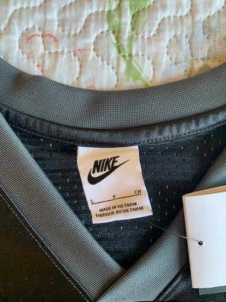 Nike Street Oversized Graphic Mesh Jersey black