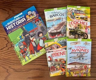 Historias de aviones, coches, trenes y barcos.