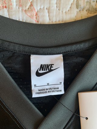 Nike Street Oversized Graphic Mesh Jersey black