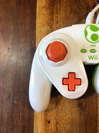 Controller Classic Pro Wii edizione Yoshi verde