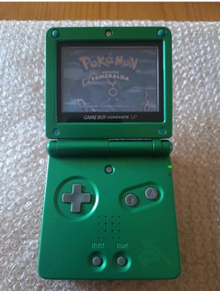 Game Boy Advance SP Verde Rayquaza