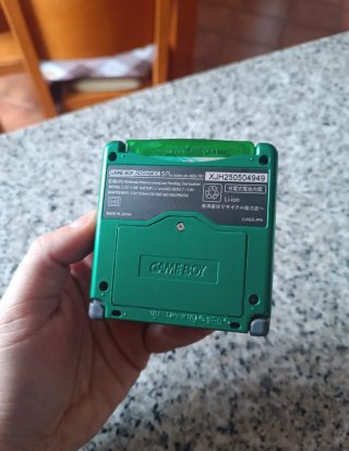 Game Boy Advance SP Verde Rayquaza
