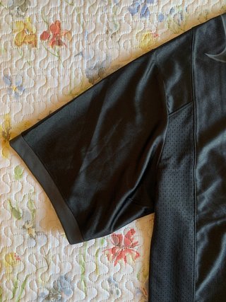 Nike Street Oversized Graphic Mesh Jersey black