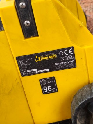 BARREDORA PEINADORA CÉSPED GARLAND COMBER 302 Ev9