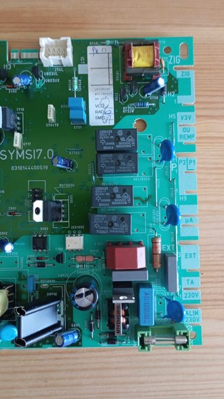 PLACA CALDERA SAUNIER ISOFAST F 35 E H-MOD
