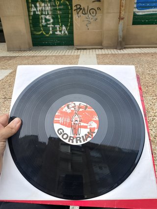Vinilo negu gorriak original de epoca