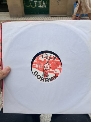 Vinilo negu gorriak original de epoca