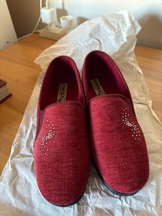Pantofole Emanuela rosse donna n.38 nuove