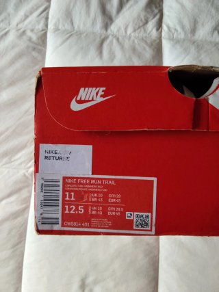 Nike Free Run Trail 5.0, Nuevas, N. 45