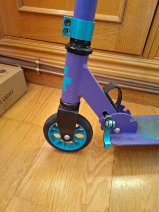 Patinete Patin Scooter Morado y Azul