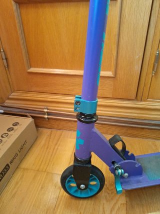 Patinete Patin Scooter Morado y Azul