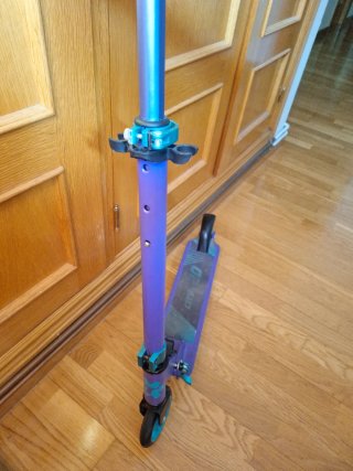 Patinete Patin Scooter Morado y Azul