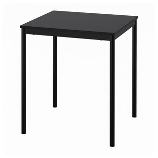 Mesa IKEA SANDSBERG Negra 67x67