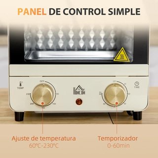 Horno Eléctrico de Sobremesa Tostador 15 Litros