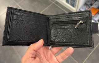 Portafogli nero da uomo