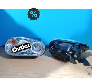 CX FAROS VOLKSWAGEN VW GOLF 4 FONDO CROMO R010435C2