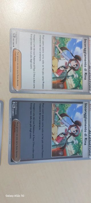 Carte Allenatore Pokémon Incoraggiamento di Rina