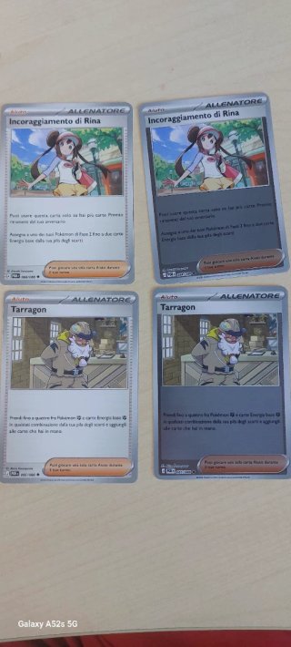 Carte Allenatore Pokémon Incoraggiamento di Rina