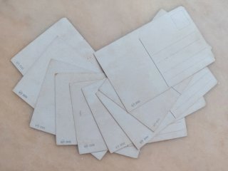 Lote 8 Postales Antiguas Invierno Niños