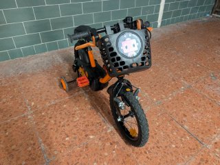 Bicicleta infantil Btwin 500 Robot 14 naranja