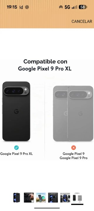 Funda Mous Limitless Negra Pixel 9 Pro XL