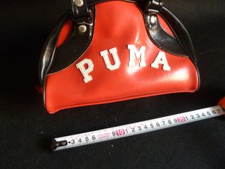 Bolso de mano Puma rojo y negro