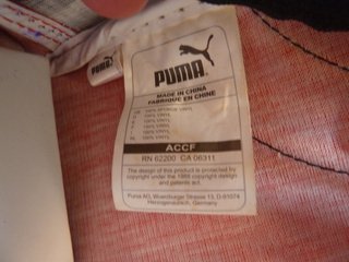 Bolso de mano Puma rojo y negro
