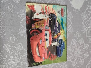 3 Puzzle Cars 2 (total 60 piezas) + regalo gafas