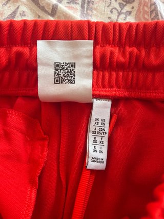 Pantalón Adidas Rojo