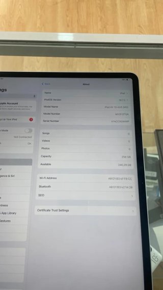 iPad Air 13 M2 256GB Azul 2024