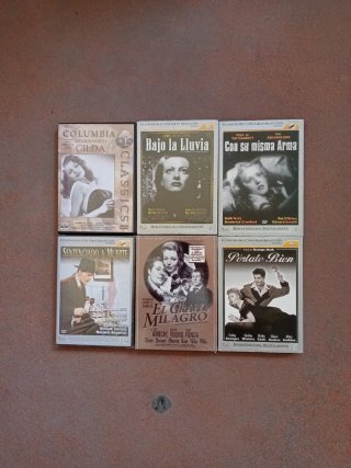 Lote 6 Películas DVD Clásicos