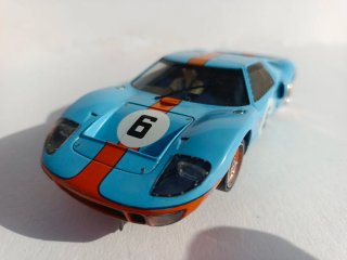 Ford GT Slot.it Azul Naranja