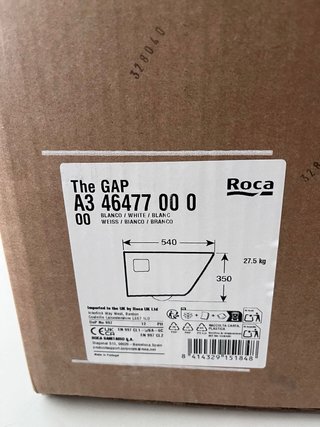 Inodoro Suspendido Roca Gap Tapa Amortiguada
