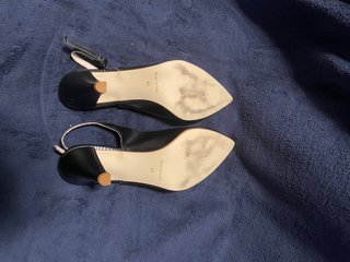 Scarpe slingback nere Made in Italy