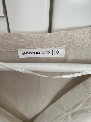 Camisa Encuentro Beige Talla L-XL