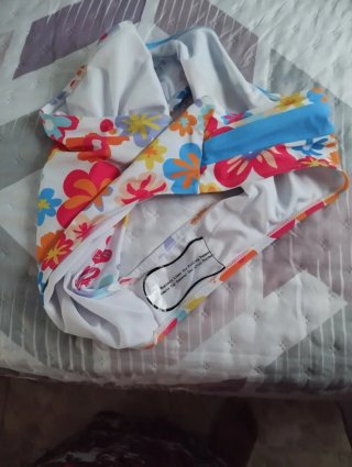 Bikini Mujer Talla 52 Floral y turquesa