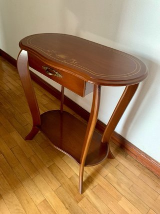 Mesita de noche vintage de madera