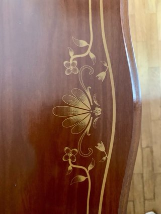 Mesita de noche vintage de madera