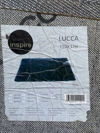 Alfombra de dormitorio azul
