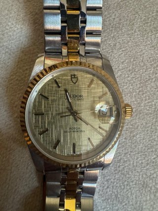 Tudor Prince Date Reloj Acero y Oro