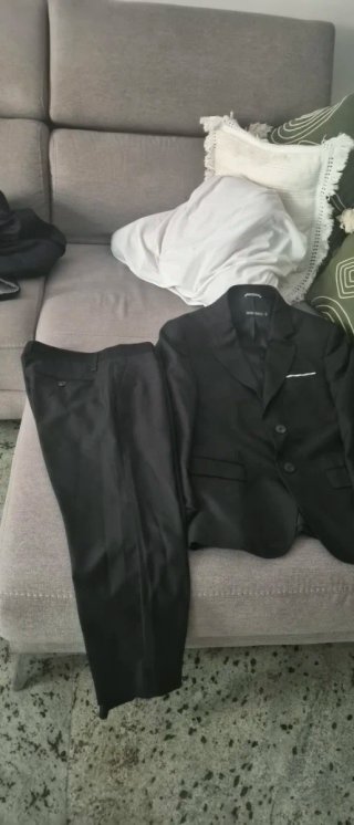 Traje de chaqueta negro caballero