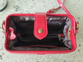 Bolsos Arion Negro y Rojo