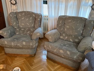 Conjunto de sofás de tela