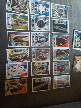 65 cromos Star Wars Carrefour