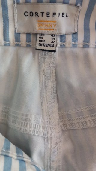 Pantalón rayas Cortefiel