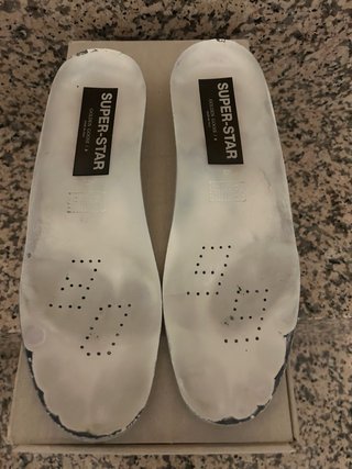 Golden Goose Sneakers Blancas con Estrella Roja