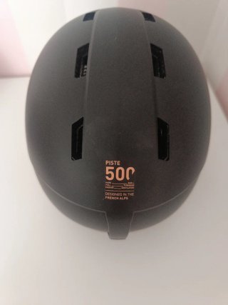 Casco esquí infantil Wedze, modelo Piste 500 negro