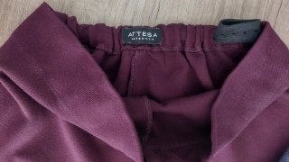 Pantalones maternidad premamá Attesa morado y gris