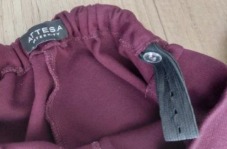 Pantalones maternidad premamá Attesa morado y gris